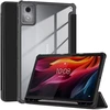 Planšetinio kompiuterio dėklas 4kom.pl Clear Pieštukas, skirtas Lenovo K11 Plus, juodas – apsauginis su stovu, prieiga prie portų ir mygtukų