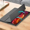 Planšetinio kompiuterio dėklas 4kom.pl Clear Pieštukas, skirtas Lenovo K11 Plus, juodas – apsauginis su stovu, prieiga prie portų ir mygtukų