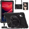 Dėklas na tablet 4kom.pl Dėklas Armor Strap su paskiem do Lenovo Tab M11 10.95 TB330FU TB330XU TB331FC, juoda