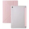 Dėklas na tablet 4kom.pl Dėklas Clear Trifold su podstawką do Samsung Galaxy Tab S6 Lite 2022/24 10.4", rožinė