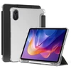 Dėklas na tablet 4kom.pl Dėklas do Xiaomi Redmi Pad 2 11 2025 - skaidrus su miejscem na rysik i podstawką, juoda