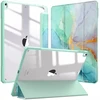Dėklas na tablet 4kom.pl Graficzne do Apple iPad 10.9 2022 Gen 10 / 11 2025 A16 Gen 11 su klapką, žalia