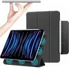 Dėklas na tablet 4kom.pl Dėklas Magnetic do Apple iPad 10 10.9 10 GEN 2022 iPad 11 A16 11 GEN 2025, juoda