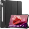 Dėklas na tablet 4kom.pl Dėklas Smart Case do Lenovo Tab P12 12,7" TB-370FU, juoda