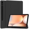 Planšetinio kompiuterio dėklas 4kom.pl „Smart Case“, skirtas „Galaxy Tab S10+ S10 Plus 12.4 X820“, juodas