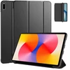 Strado-Tech planšetinio kompiuterio dėklas SMART dėklas Huawei MatePad SE 11 2024 AGS6-W00 su atlenkiamu dangteliu-stovu, juodas