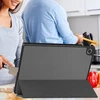 4kom.pl Smart planšetės dėklas Lenovo Tab 10.1 2025 su dangteliu / Lenovo Tab, pilkas – apsauginis su stovu