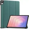 Dėklas na tablet 4kom.pl Dėklas SMART do Samsung Galaxy Tab S11 11" SM-X730 SMX736 su klapką Budzenie, žalia