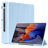 Dėklas na tablet 4kom.pl Smart su laikikliu na rysik do Samsung Galaxy Tab S9 / S9 S10, mėlyna - ochronne su podstawką