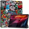 4kom.pl Grafinis planšetinio kompiuterio dėklas su atvartu ir stovu, skirtas Lenovo Tab K11 Plus 11.45" TB352FU