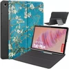 Planšetinio kompiuterio dėklas Strado-Tech Graphic Lenovo Tab Plus TB351FU abrikosų spalvos