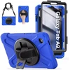4kom.pl apsauginis planšetinio kompiuterio dėklas Shockproof, skirtas Samsung Galaxy Tab A9 8,7 2023 X110 / X115, mėlynas