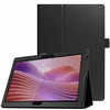 Planšetinio kompiuterio dėklas 4kom.pl Slim su dangteliu, skirtas Lenovo Tab M10 10.1 2022 3 Gen / 3rd Gen, juodas – apsauginis su stovu