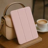 Planšetinio kompiuterio dėklas 4kom.pl Smart Case, skirtas Redmi Pad SE 8.7 2024, rožinis – apsauginis su stovu, prieiga prie prievadų ir mygtukų