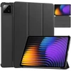 Planšetinio kompiuterio dėklas 4kom.pl Smart, skirtas Xiaomi Pad 7 / Pad 7 Pro 11 / Xiaomi Pad 7 Pro, juodas - apsauginis su stovu