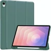 Dėklas na tablet 4kom.pl SMART PENCIL do Samsung Galaxy Tab S11 11" SM-X730 SMX736 su klapką žalia