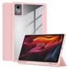 Planšetinio kompiuterio dėklas 4kom.pl su permatomu dangteliu, skirtas Lenovo Tab K11 Plus 11.45 / Lenovo K11 Plus, rožinis – apsauginis su stovu
