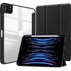 Crong PrimeFolio do iPad Pro 11" (2022-2021) / iPad Air 11” M2 (2024) / iPad Air 10.9” (5-4 gen.) juoda/permatomas