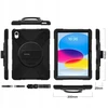 Crong Defender Plus - Rugged dėklas Apple iPad 11" A16 2025 / 10.9" 2022 juodos spalvos