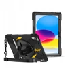 Crong Defender Plus - Rugged dėklas Apple iPad 11" A16 2025 / 10.9" 2022 juodos spalvos