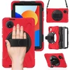 Dėklas na tablet Hurtel Dėklas pancerne Shockproof su laikikliu paskiem do Xiaomi Redmi Pad SE 8.7 2024, raudona
