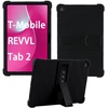 Strado-Tech Armor planšetinio kompiuterio dėklas T-Mobile T Planšetė 2 10.1 5G 2025, šarvuotas, juodas – apsauginis su stovu