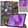Strado-Tech planšetinio kompiuterio dėklas Lenovo Idea Tab Plus 12.1 2025 - apsauginis su stovu, prieiga prie portų ir mygtukų