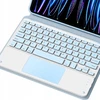 Planšetinio kompiuterio dėklas Strado-Tech su Bluetooth klaviatūra ir touchpad jutikliu, skirtas Redmi Pad 2 11 2025 – apsauginis su stovu, prieiga prie prievadų ir mygtukų