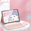 Planšetinio kompiuterio dėklas Strado-Tech su Bluetooth klaviatūra, skirtas Redmi Pad 2 Pro 2025 – apsauginis su stovu, prieiga prie prievadų ir mygtukų