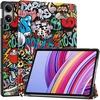 Planšetinio kompiuterio dėklas Strado-Tech Grafinis Xiaomi Redmi Pad Pro 12.1 2024 / Poco Pad 12.1 su dangteliu – apsauginis su stovu