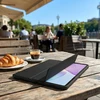 Planšetinio kompiuterio dėklas Strado-Tech Smart, skirtas Huawei MatePad Air 11 2023 / MatePad 11.5 S 2024 2025 su dangteliu / Huawei MatePad Air 11.5 2024, juodas – apsauginis