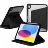 SUPERO besisukantis pieštuko formos planšetinio kompiuterio dėklas, skirtas iPad 10.9 2022 Gen. 10/11 2025 A16 Gen. 11 WAKE UP, juodas