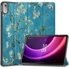 Dėklas Tech-Protect SmartCase, skirtas Lenovo Tab P11 (2nd gen.) 11,5 TB-350, Mėlynos spalvos su sakurų raštais