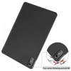 iLike Tri-Fold Plāns Eko-Ādas Statīva Maks Lenovo Tab Plus 11.5'' (2024) TB351FU Melns