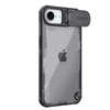 Nillkin Iceblade Prop dėklas su Lens dėklas and Stand skirtas Apple iPhone 16e – juodos spalvos