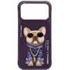 NIMMY dėklas akiniai COOL DOG skirtas IPHONE 18 Pro Max/17 Pro Max violetinė