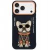 Dėklas NIMMY case GLASSES COOL DOG for IPHONE 17 juodas
