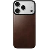 Dėklas Nomad Magnetinė odinė nugarėlė, sendinta ruda (Horween), su MagSafe - iPhone 18 Pro/17 Pro