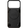 Dėklas Nomad magnetinė odinė nugarėlė, balno spalvos (Horween), MagSafe - iPhone 18 Pro/17 Pro
