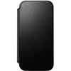 NOMAD odinis dėklas IPHONE 18 Pro Max/17 Pro Max, suderinamas su MagSafe (Modern Leather Folio ECCO Leather) juodas