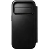 Nomad Modernus odinis folio tipo dėklas, juodas (Horween) - iPhone 18 Pro/17 Pro
