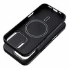 Dėklas Oem Case for iPhone 15 PRO Carbon Elite Mag Cover compatible with MagSafe juodas