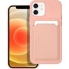 Forcell Oem CARD dėklas, skirtas IPHONE 12 rožinis