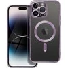 Dėklas Oem Case for iPhone 14 PRO Electro Mag Cover compatible with MagSafe violetinė