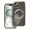 Dėklas Oem Case for iPhone 15 PLUS Electro Mag Cover compatible with MagSafe auksinis