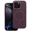 OEM dėklas, skirtas iPhone 17 AIR Frame Mag Cover, suderinamas su MagSafe violetine