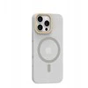 Dėklas Oem Case for Motorola G86 Go Oranžinis compatible with MagSafe transparentn
