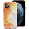 Oem LEATHER MAG COVER dėklas, skirtas IPHONE 11 Pro, oranžinis, splash
