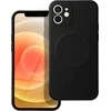 Dėklas Oem Case for iPhone 12 Silicone Mag Cover compatible with MagSafe juodas