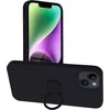 Dėklas Forcell OEM Futerał SILICONE RING do IPHONE 14 juoda